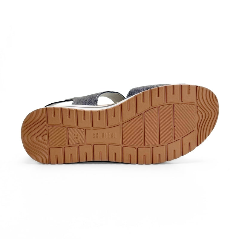Treintas 4534 sandalia topo con tira cruzada y doble velcro