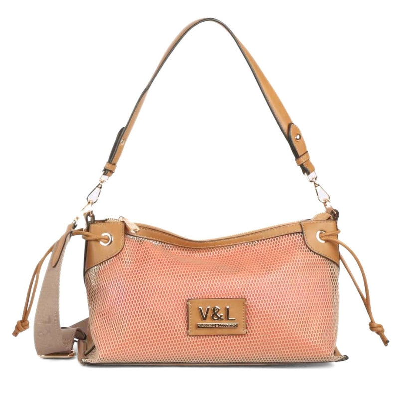 Victorio & Lucchino 652 bolso de rejilla camel