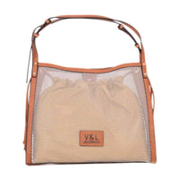 Victorio & Lucchino 650 bolso de rejilla camel