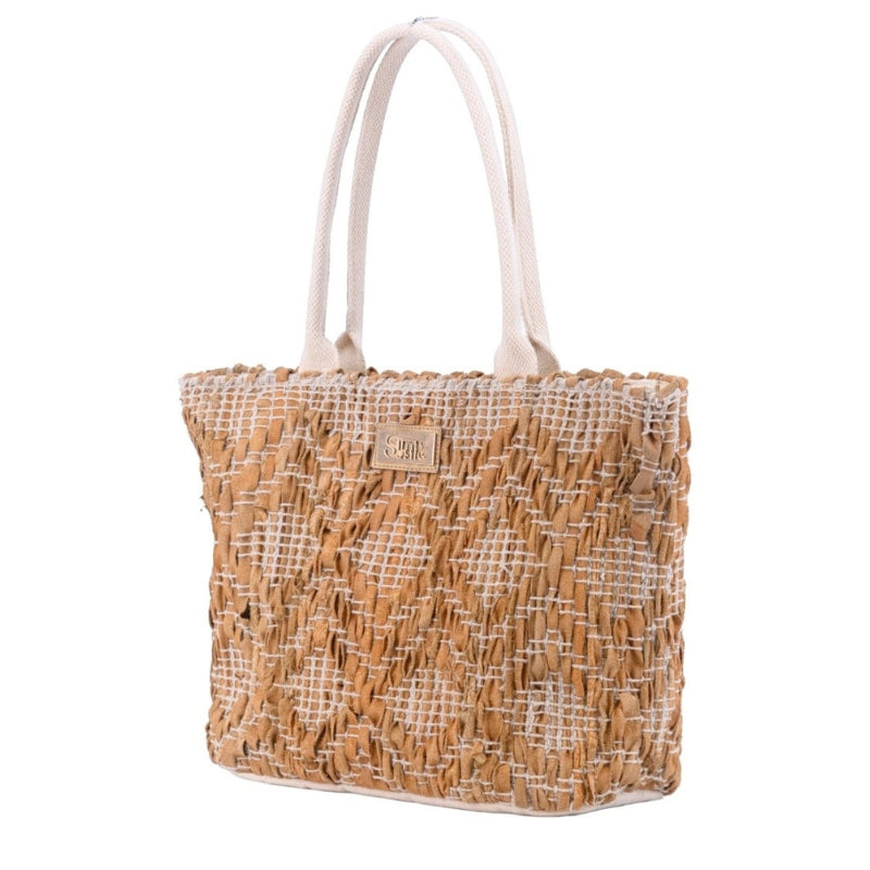 Simó Sastre 2202 Shopper camel trenzado