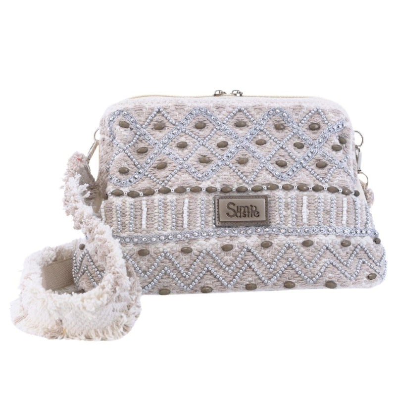 Simó Sastre S2213 Bolso clutch Savanah plata