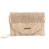 Simó Sastre F2356 Bolso clutch Lucille oro