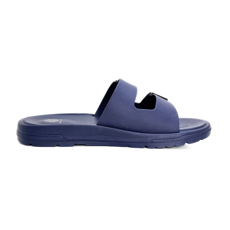 Kelara K62426 chancla hombre marino hebillas