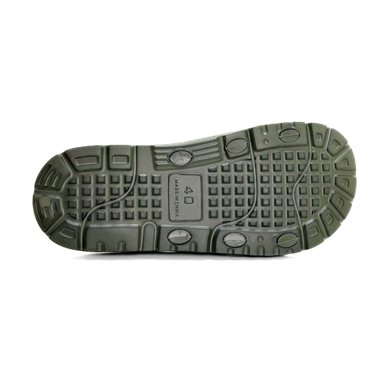 Kelara K62426 chancla hombre kaki hebillas