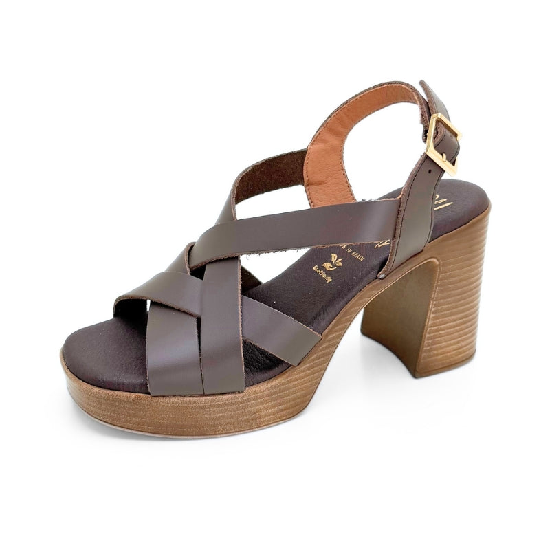 Oh my sandals 5938-1478 sandalia marrón plataforma