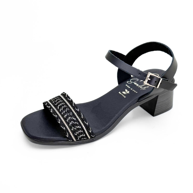 Oh my sandals 5904-2525 sandalia tacón negra