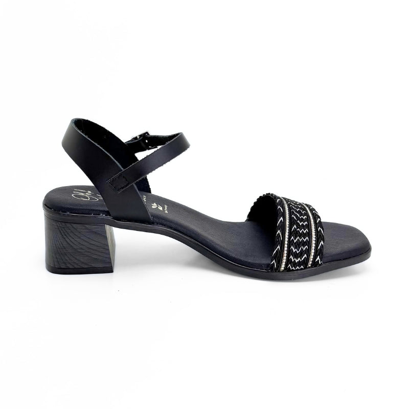 Oh my sandals 5904-2525 sandalia tacón negra