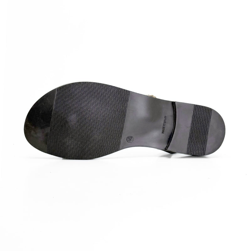 Oh my sandals 5842-2556 Sandalia negra de piel Elaia