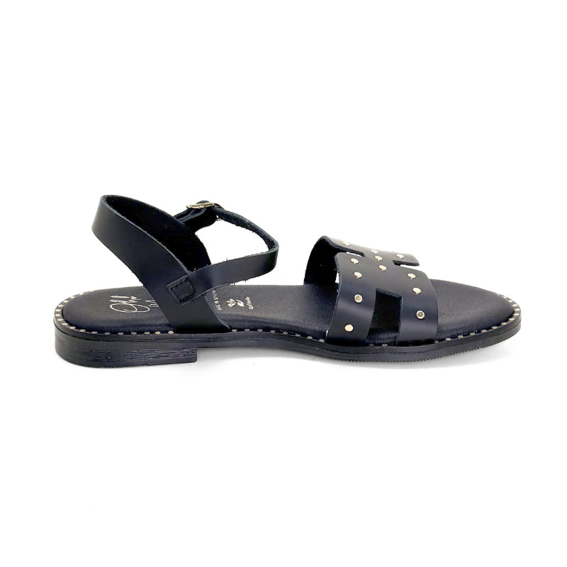 Oh my sandals 5841-2556 Sandalia negra con remaches