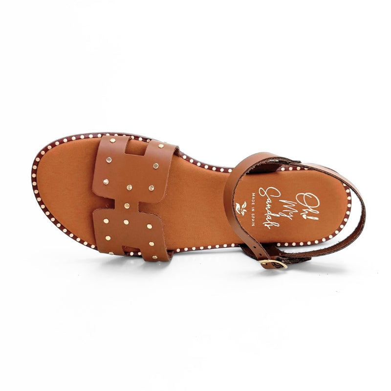 Oh my sandals 5841-2556 sandalia plana cuero
