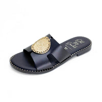 Oh my sandals 5850-2556 Pala negra moneda