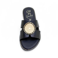Oh my sandals 5850-2556 Pala negra moneda
