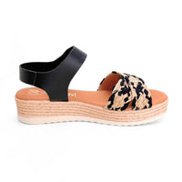 Oh my sandals 6014-2458 sandalia velcro yute negra