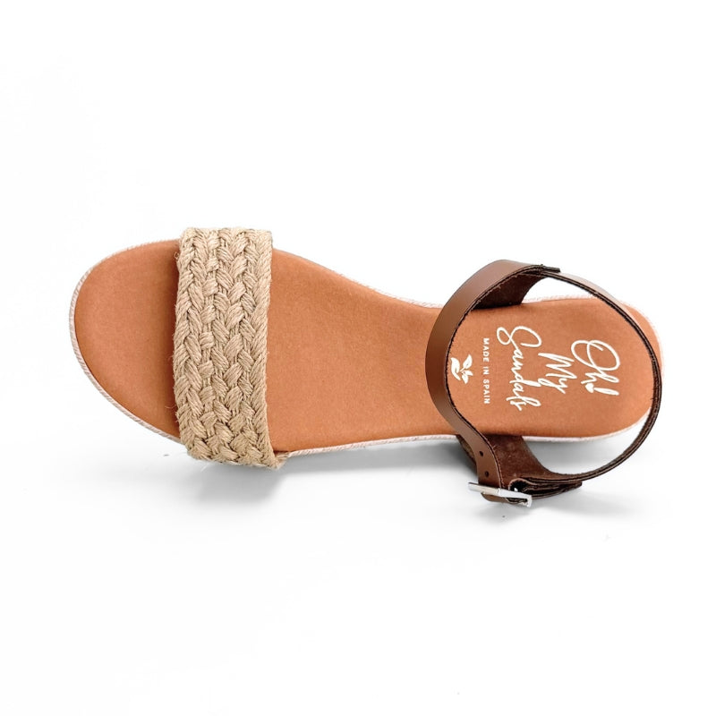 Oh my sandals 6013-2458 sandalia yute y cuero