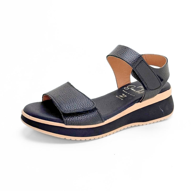 Oh my sandals 5942-2526 sandalia negra velcro