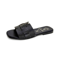 Oh my sandals 5800 Pala negra de piel Alexia