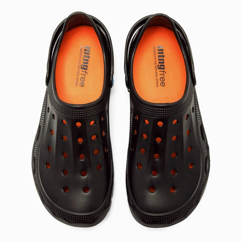 Mustang Free Care Zueco barefoot hombre negro