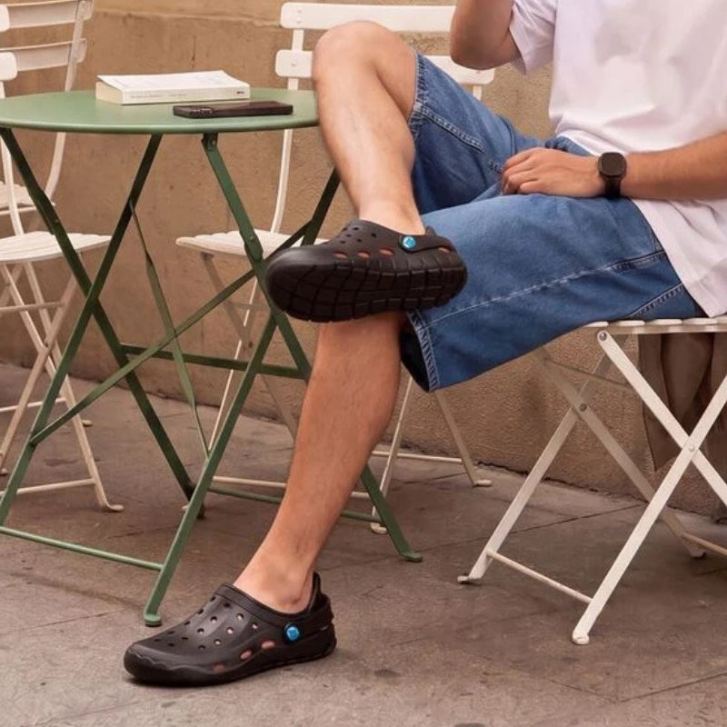 Mustang Free Care Zueco barefoot hombre negro
