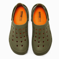 Mustang Free Care Zueco barefoot hombre verde caqui