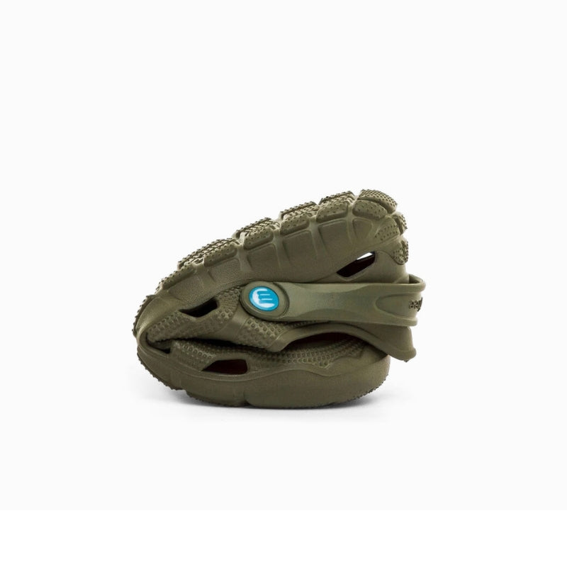 Mustang Free Care Zueco barefoot hombre verde caqui