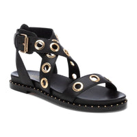 Carmela 162389 Sandalia romana piel negro
