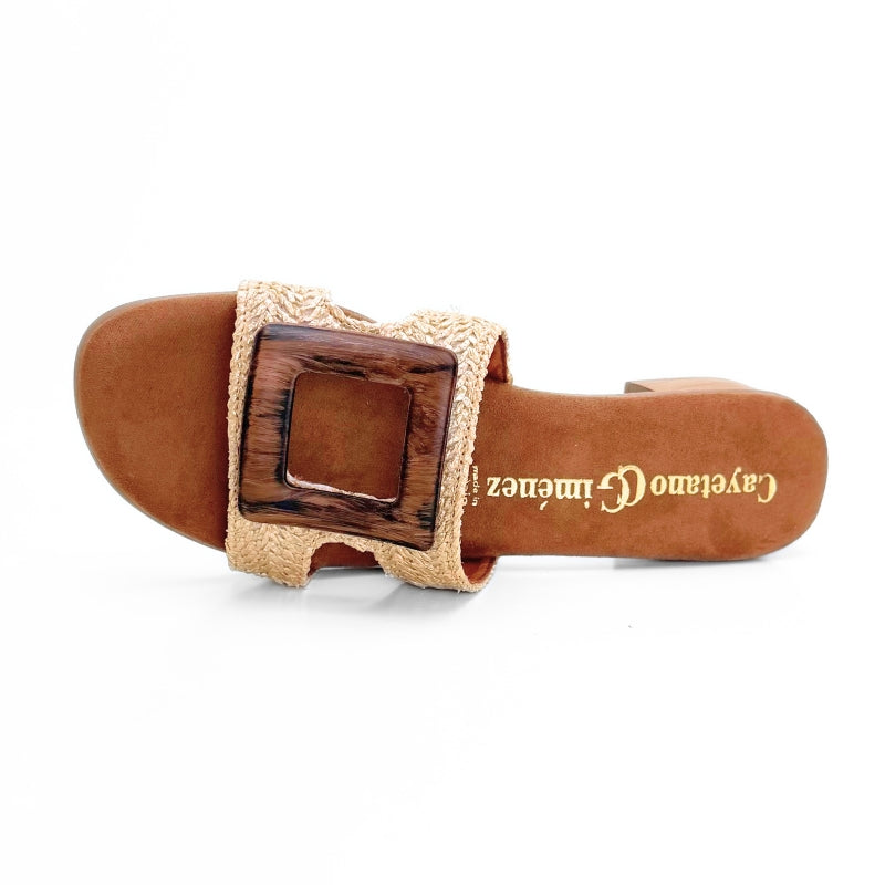 Cayetano Giménez 14443 pala rafia beige