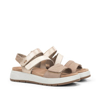 Fluchos F2165 Sandalia confort velcros taupe