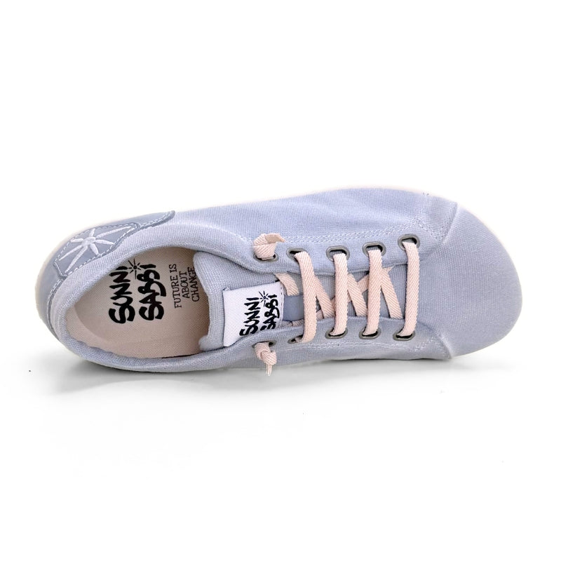 Sunni Sabbi Oshima Zapatilla gris azulado con elásticos