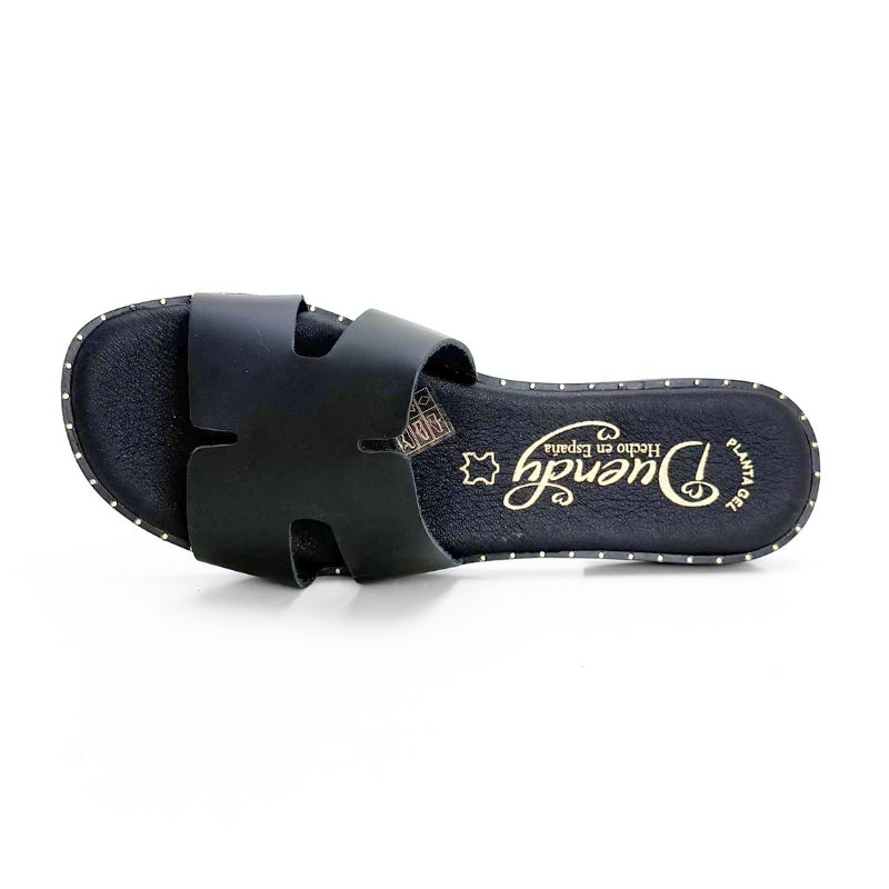 Duendy 4065 Sandalia pala color negro