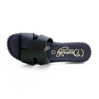 Duendy 4065 Sandalia pala color negro