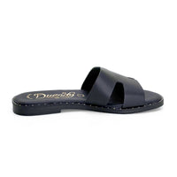 Duendy 4065 Sandalia pala color negro