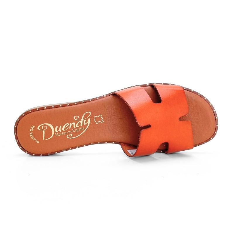 Duendy 4065 Sandalia pala cuero