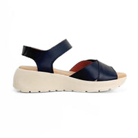 Duendy 4020 Sandalia negra doble velcro