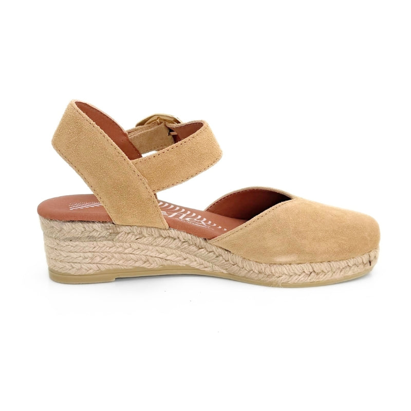 Viguera 2319 Alpargata serraje camel