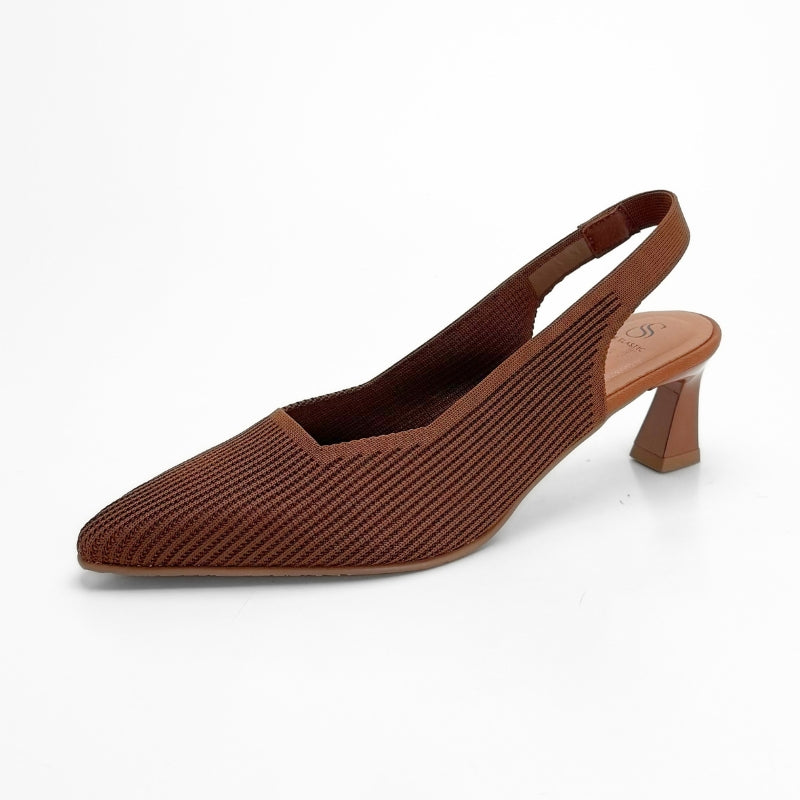 Miss Elastic 075061-65 Zapato marrón de tacón para mujer