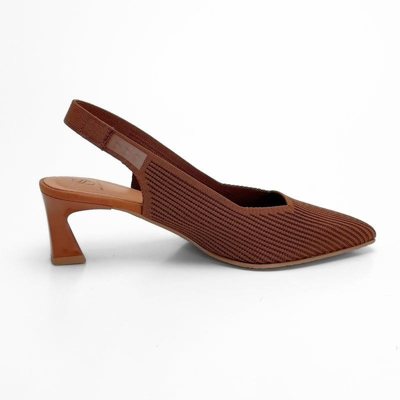 Miss Elastic 075061-65 Zapato marrón de tacón para mujer