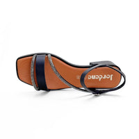 Jordana 4180 Sandalia plomo con brillo