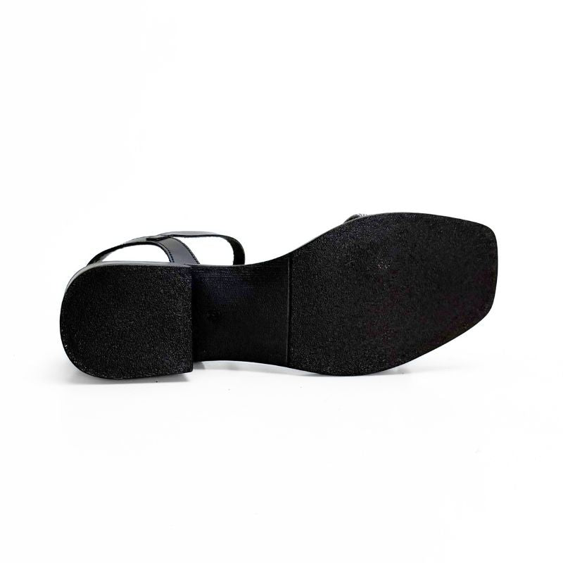 Jordana 4180 Sandalia plomo con brillo