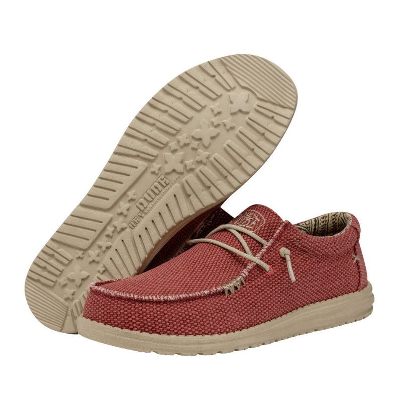 HEYDUDE Wally Braided rojo