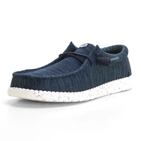 Heydude Wally Stretch Mocasín de lona marino