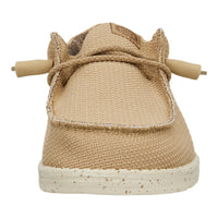 HeyDude Wally Sport Mesh Mocasín de lona arena