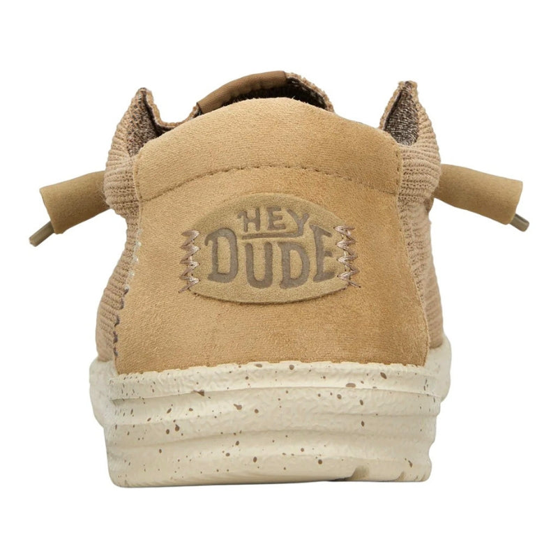 HeyDude Wally Sport Mesh Mocasín de lona arena
