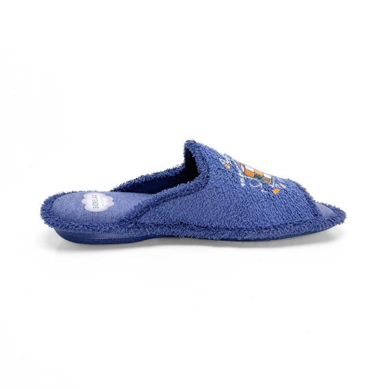Biorelax 1558 zapatilla de casa azul