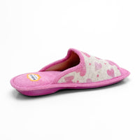 Biorelax 4115 Corazones Malva Zapatilla de casa
