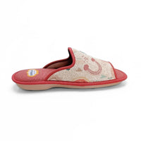 Biorelax 4102 Arcoíris Zapatilla de casa abierta coral