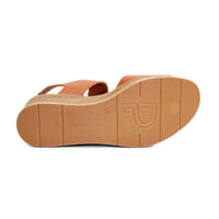 Pitillos 11054 sandalia mujer cuero con cuña y doble velcro