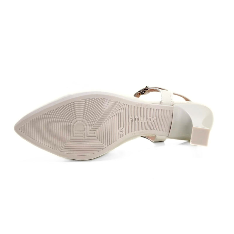 Pitillos 11193 zapato mujer hielo con tacón fino y pulsera