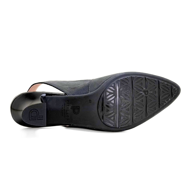 Pitillos 11182 salón destalonado negro para mujer