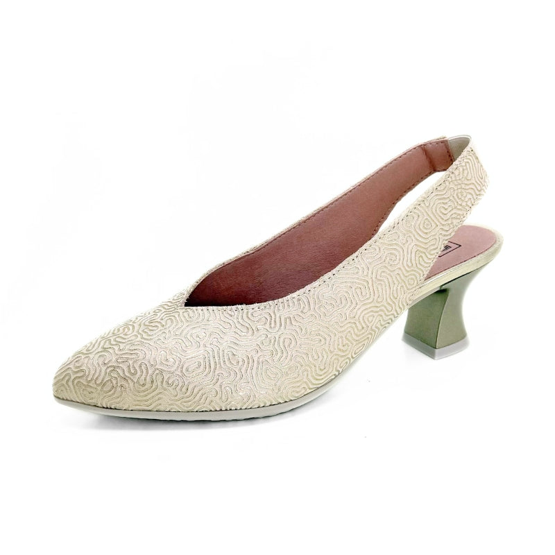 Pitillos 11180 salón destalonado oro para mujer