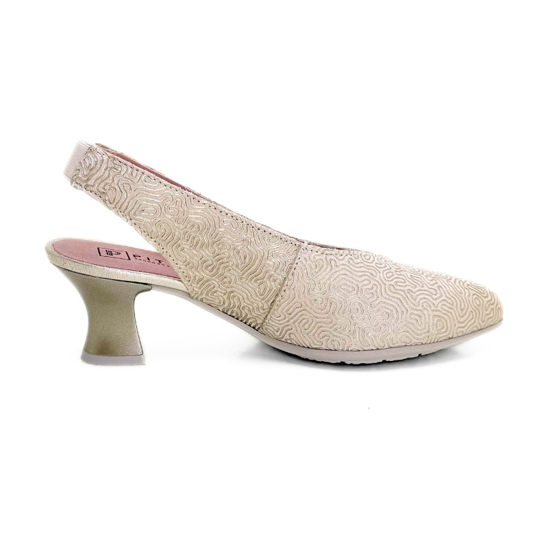 Pitillos 11180 salón destalonado oro para mujer